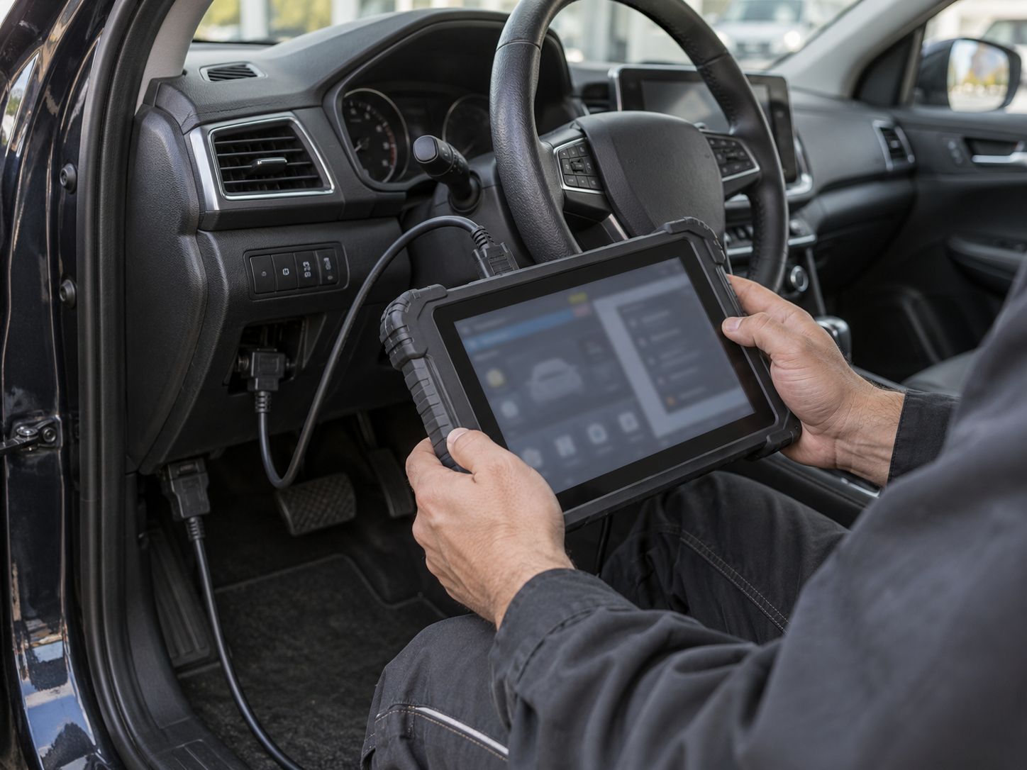 Diagnostic et programmation d'une clé directement dans le véhicule
